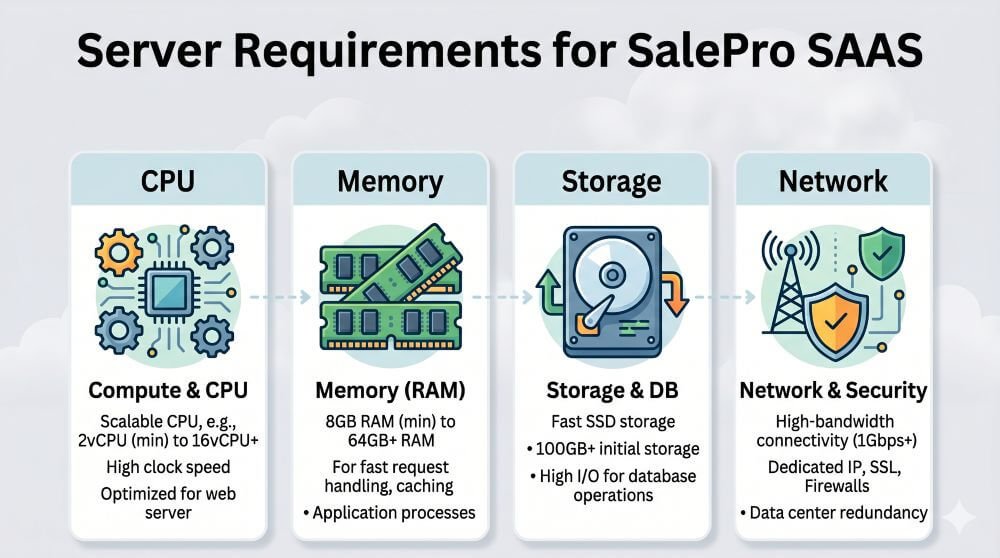 Server Requirements for SalePro SAAS